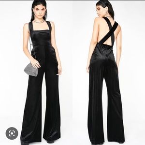 NWT show me your mumu Judy jumpsuit black size small